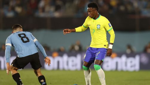 Vinicius Jr. Uruguai x Brasil no Estadio Centenario em Montevideu
