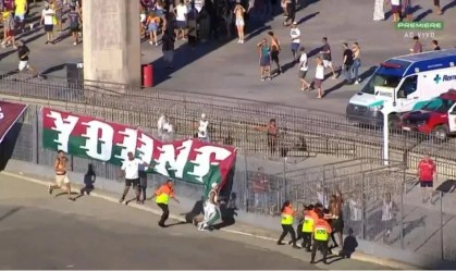 Torcedores de Fluminense e Atlético-MG brigaram em Cariacica