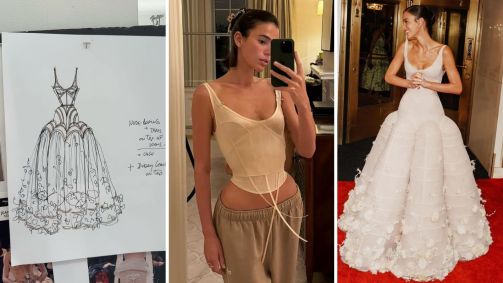 Bruna Marquezine apostou em um vestido branco para o baile
