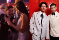 Michelle Yeoh e Demi Moore dançam durante show de Joe e Nick Jonas em Cannes