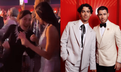 Michelle Yeoh e Demi Moore dançam durante show de Joe e Nick Jonas em Cannes