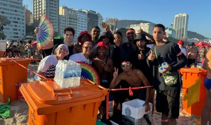 Ambulantes fazem cercadinho em Copacabana em dia de show de Madonna