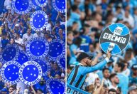 Cruzeiro e Grêmio são os clubes de torcidas mais concentradas em uma só região do país