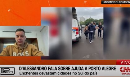 Ídolo do Inter, D'Alessandro alerta sobre drama no RS: "O pior não chegou"