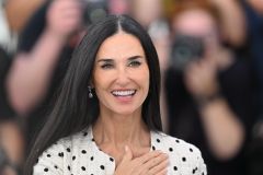 Demi Moore no tapete vermelho do Festival de Cannes 2024