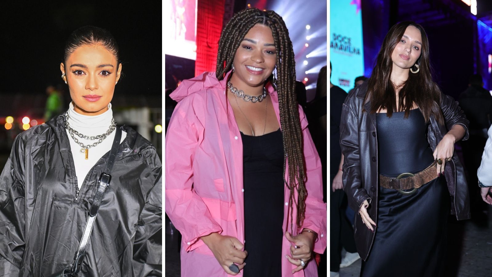 Sophie Charlotte, Juliana Alves e Rafa Kalimann no festival Doce Maravilha