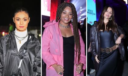 Sophie Charlotte, Juliana Alves e Rafa Kalimann no festival Doce Maravilha