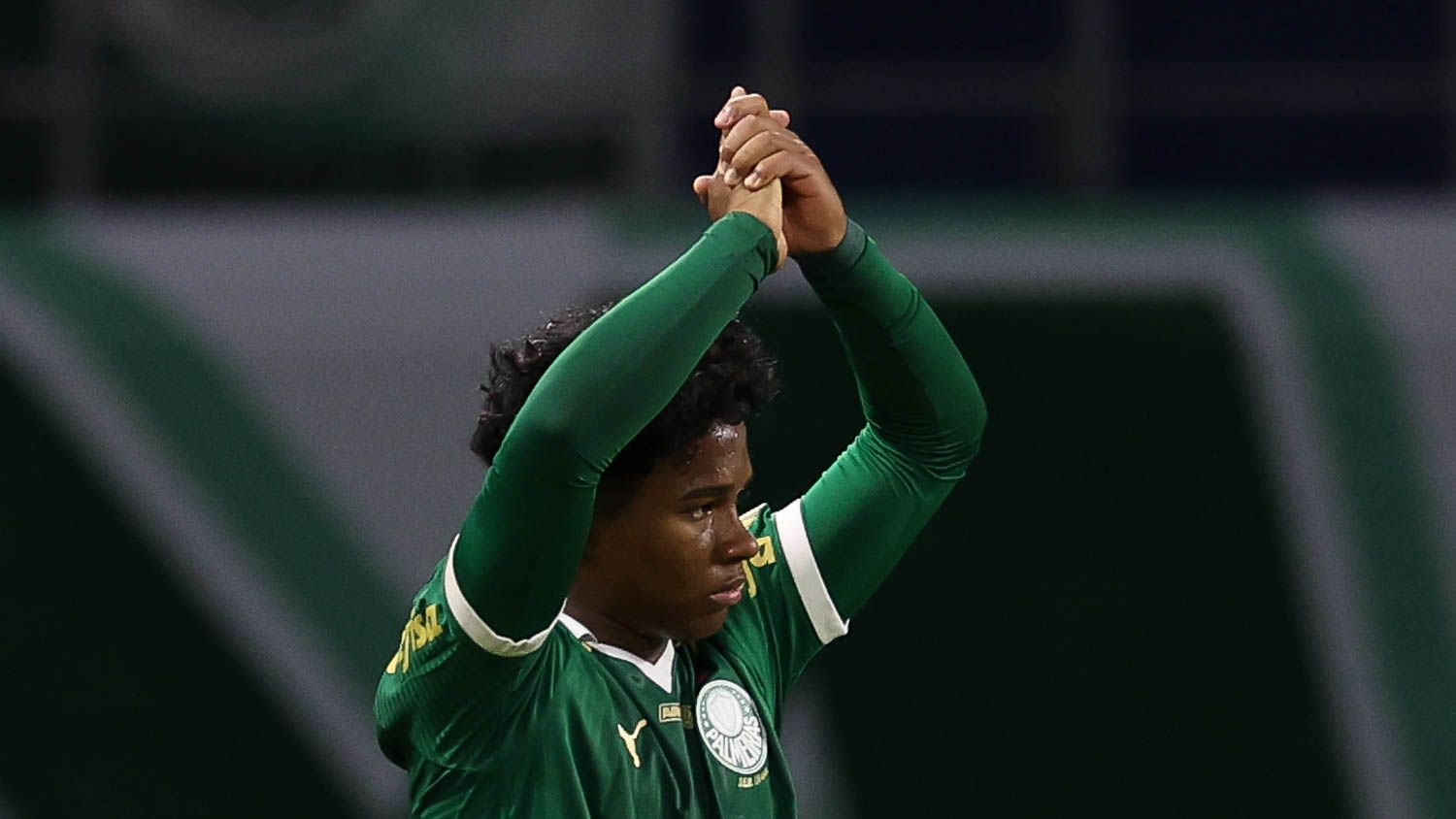 Endrick em jogo de despedida pelo Palmeiras