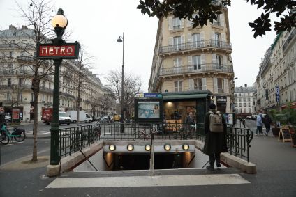 Estação de metrô em Paris