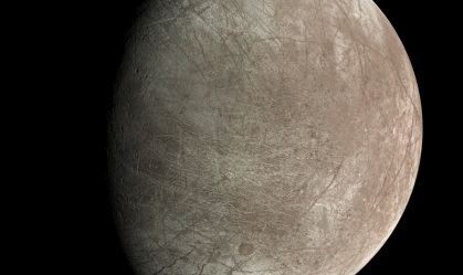 Imagem de lua de Júpiter revela indícios de água líquida sob o gelo