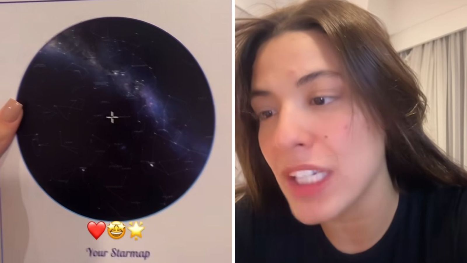 Beatriz se emociona ao ganhar estrela da Nasa com seu nome