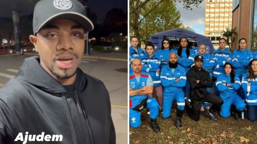 Ex-BBB Davi viaja para o RS em apoio às equipes de resgate