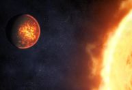 Telescópio Tess encontra exoplaneta rochoso com vulcões e lava derretida