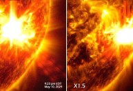 Nasa registra tempestades solares intensas, que continuarão nos próximos dias