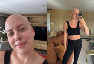 Em tratamento contra a leucemia, Fabiana Justus volta a treinar: 