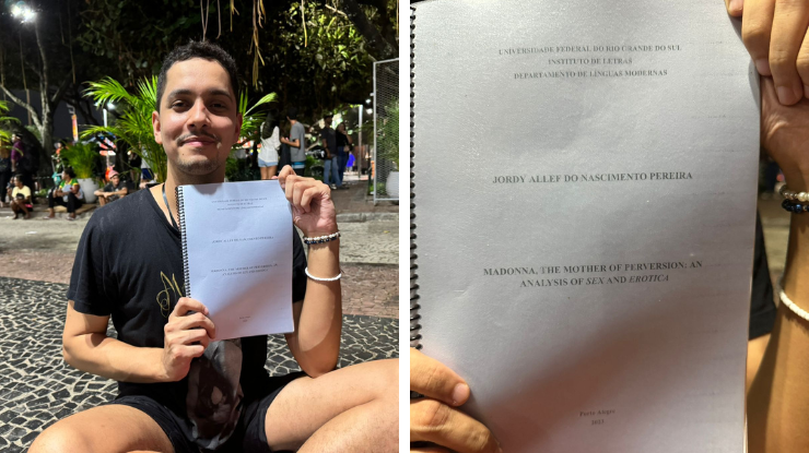 Jordy Nascimento mostra TCC em homenagem à Madonna / Giovanna Bronze