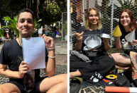 Fãs acampam em Copacabana para tentar ver Madonna de perto