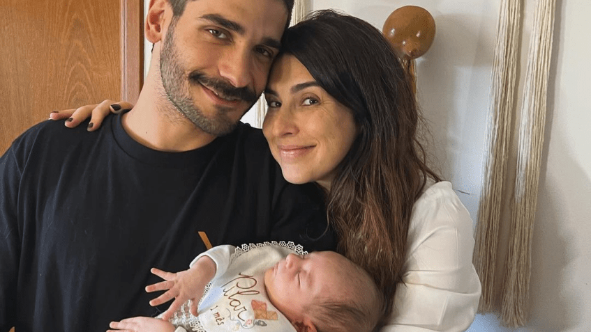 Pilar, primogênita de Fernanda Paes Leme, nasceu em 17 de março e é fruto do seu relacionamento com Victor Sampaio • Instagram/Reprodução