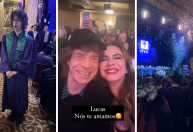 Luciana Gimenez e Mick Jagger vão a formatura do filho em Nova York