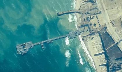 Militares dos EUA começam a entregar ajuda a Gaza através de píer flutuante