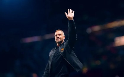 Flick assinou contrato com o Barcelona até 2027