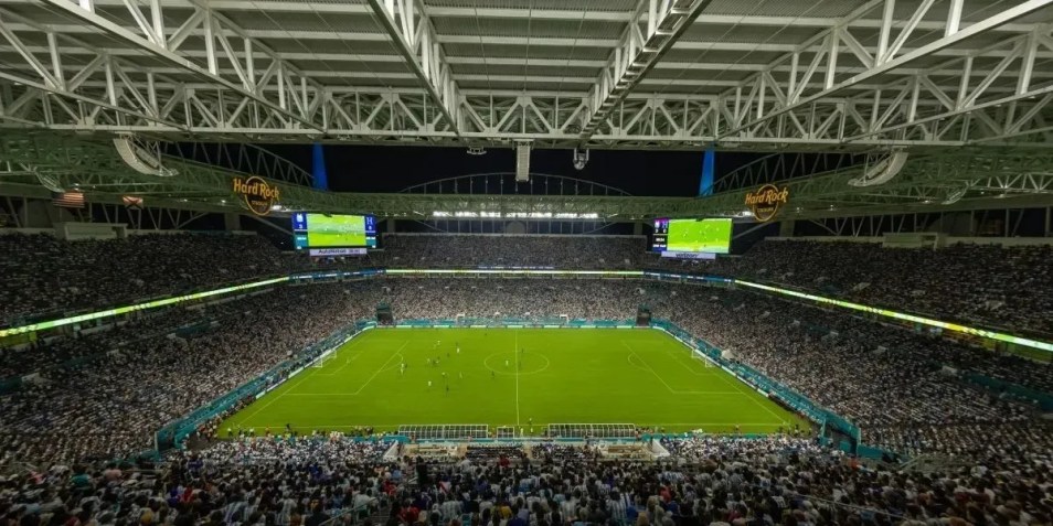 Hard Rock Stadium, na Flórida, será palco da final da Copa América de 2024 / Reprodução Site CONMEBOL