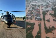 Helicópteros do Exército decolam para o RS para buscar vítimas das chuvas; 10 pessoas morreram