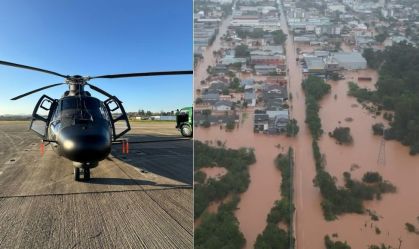 Helicópteros do Exército decolam para o RS para buscar vítimas das chuvas; 10 pessoas morreram