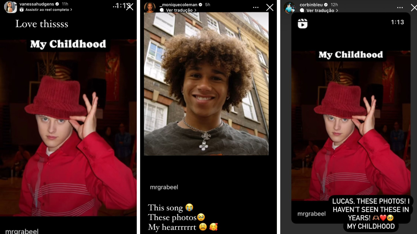 Elenco de "High School Musical" teve momento nostálgico após compartilhamento de Lucas Grabeel / Reprodução/Instagram
