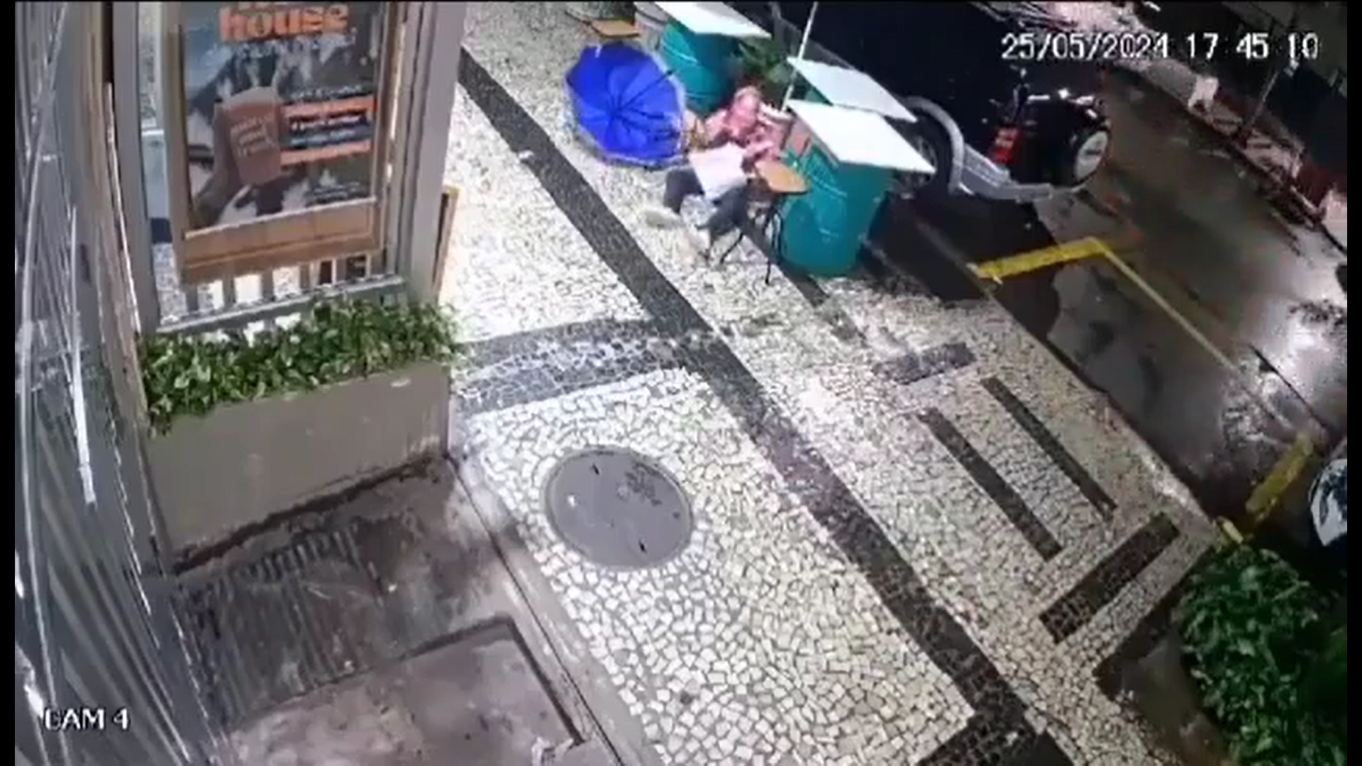 idosa agredida