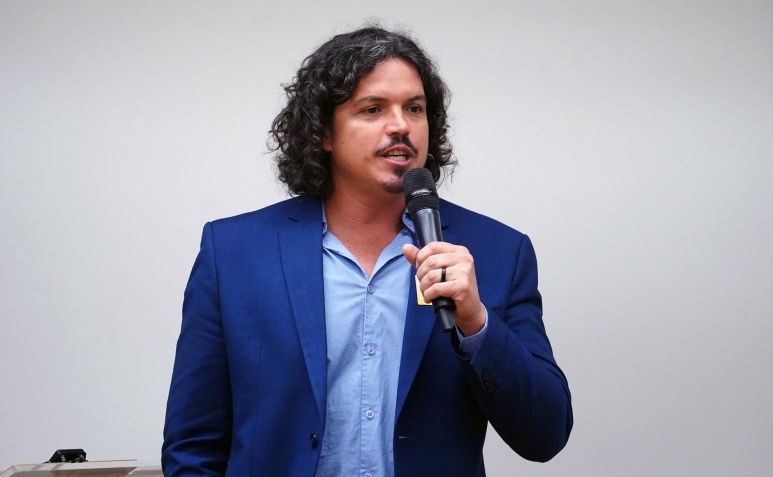 O candidato à Prefeitura de Florianópolis Marquito (PSOL) / Pablo Valadares/Câmara dos Deputados