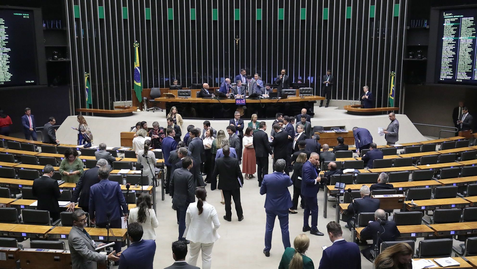 Plenário da Câmara dos Deputados, em 14 de maio de 2024