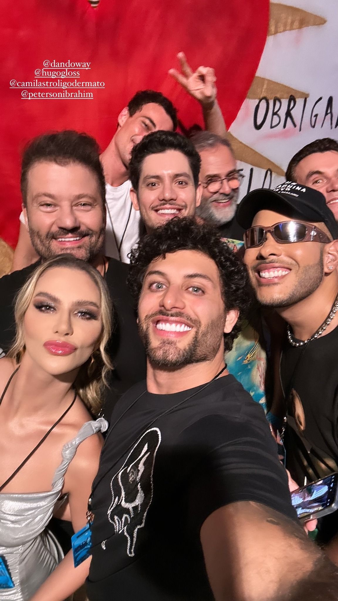 Jesus Luz marca presença em show de Madonna no Rio / Reprodução/Jesus Luz/Instagram
