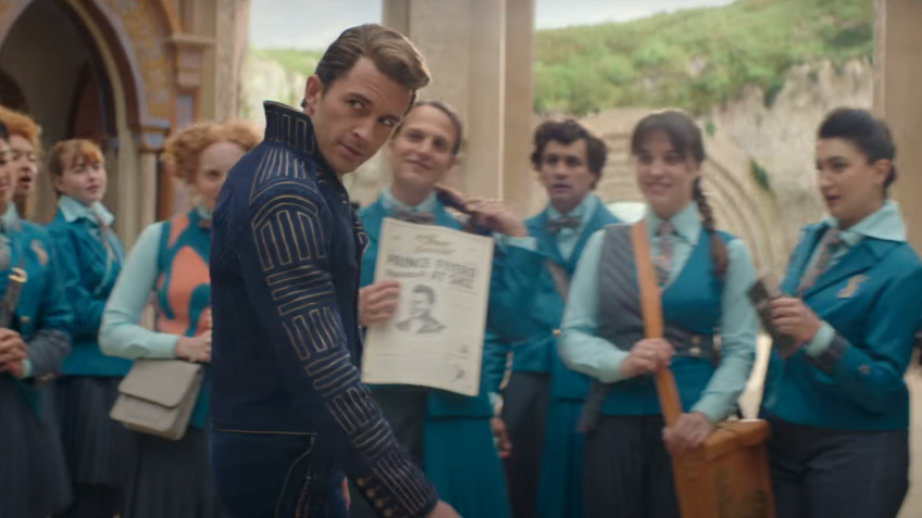 Jonathan Bailey em trailer de "Wicked" / Reprodução/YouTube/Universal Pictures