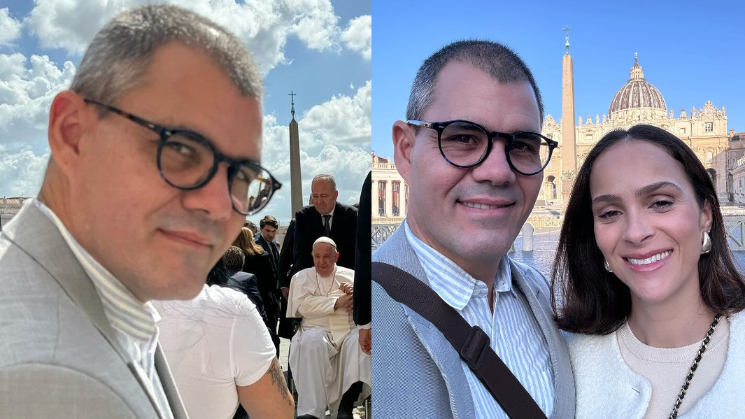 Casal foi a convite do Padre Marlon Múcio para representar o Hospital Nossa Senhora dos Raros, do qual são apoiadores