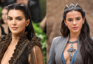 Met Gala: web compara Kendall Jenner com personagem de Bruna Marquezine