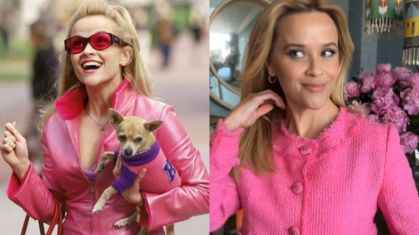 Reese Witherspoon se veste de Elle Woods, de "Totalmente Loira", para anunciar nova série