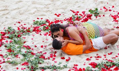 Lexa grava clipe com Ricardo Vianna no Rio