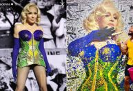 Arte de fã brasileiro inspirou look de Madonna em Copacabana: 
