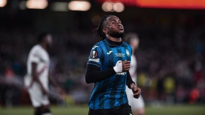 Lookman marcou três gols para o Atalanta