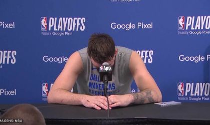 Luka Doncic ri de "gemidão" que atrapalhou entrevista coletiva