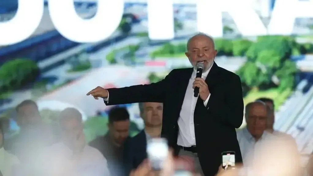 Presidente Luiz Inácio Lula da Silva (PT) participa de inauguração de obras viárias, em Guarulhos (SP), em 25 de maio de 2024