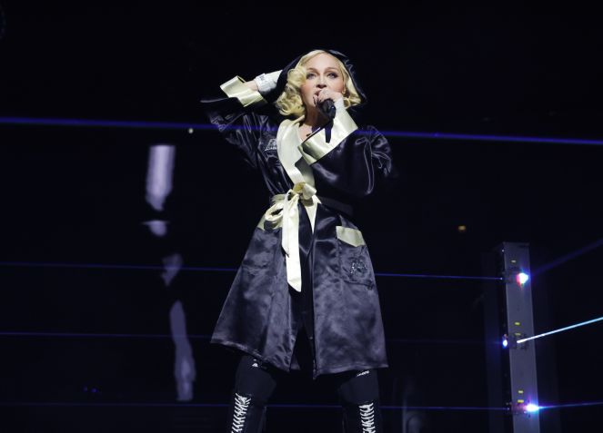 Madonna durante a turnê "The Celebration", de 2023 / Kevin Mazur/WireImage for Live Nation