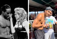 Dançarino de Madonna tira fotos com fãs da rainha do pop em Copacabana
