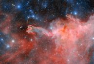 "Mão fantasmagórica" na Via Láctea aparece em nova imagem de telescópio