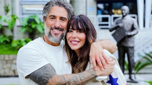 Marcos Mion e a esposa, Suzana Gullo