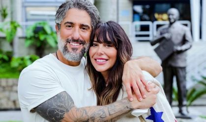 Marcos Mion relembra gravidez difícil de esposa: “Leoa”