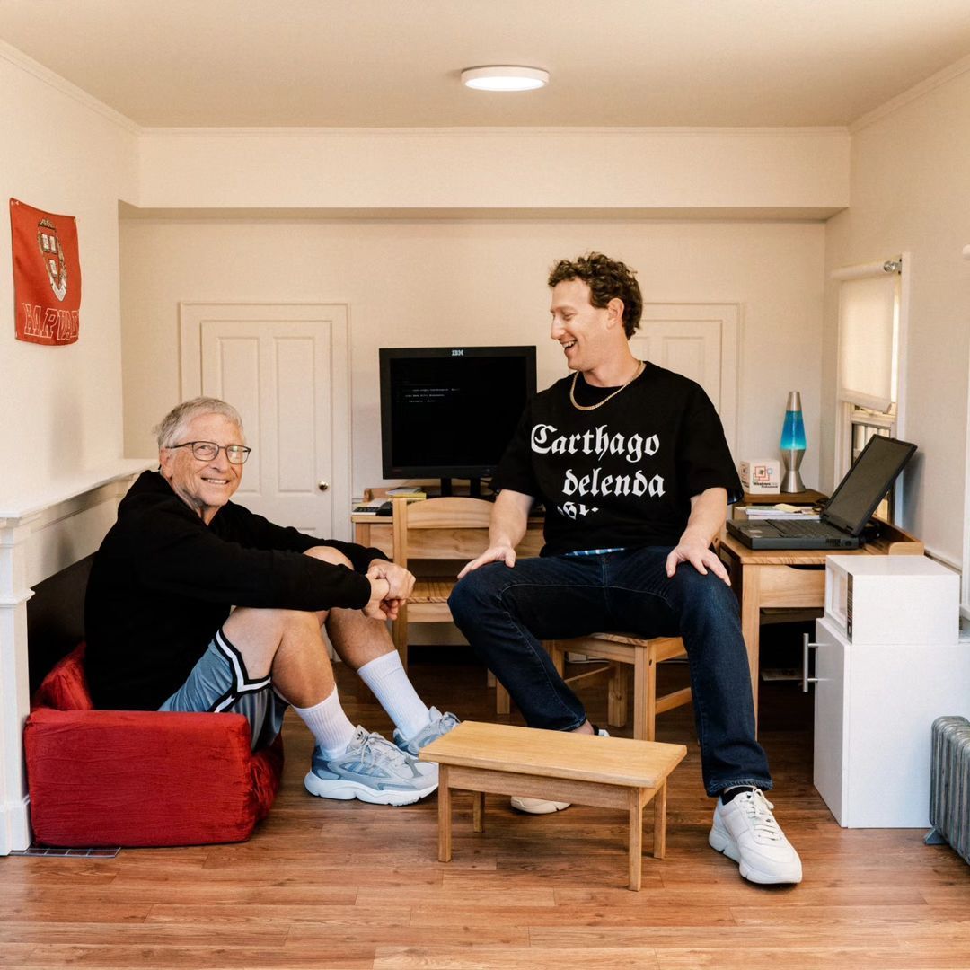 Mark mostra dormitório em Harvard / Reprodução/Mark Zuckerberg/Instagram