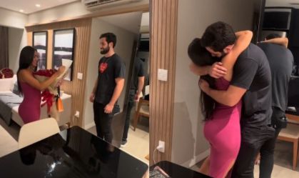 Matteus posta pedido de namoro para Isabelle após BBB24