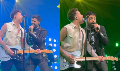 Fresno participa do show do McFly em SP; veja